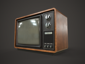 Vintage TV 3D-Modell