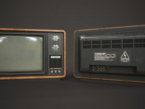 Vintage TV 3D Model
