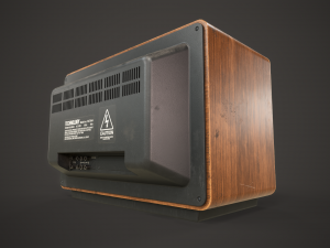 Vintage TV 3D Model