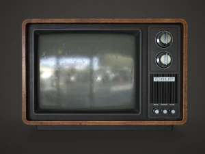Vintage TV 3D Model