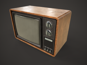 Vintage TV 3D Model