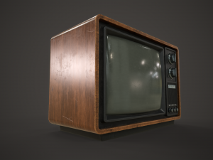 Vintage TV 3D Model