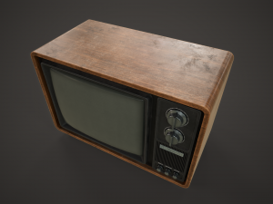 Vintage TV 3D Model