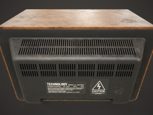 Vintage TV 3D Model