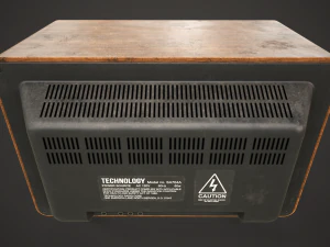 Vintage TV 3D Model