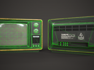 Vintage TV 3D Model