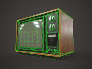 Vintage TV 3D Model