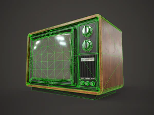 Vintage TV 3D Model