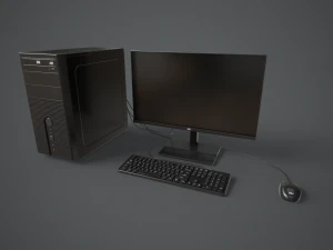 Modern Computer 3D Model