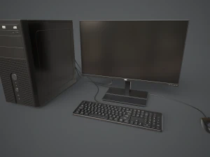 Modern Computer 3D Model