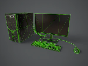 Modern Computer 3D Model
