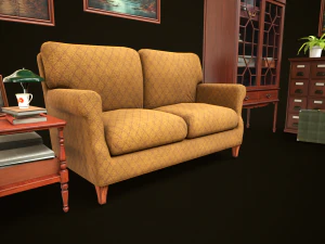 Vintage Office Set 3D Model