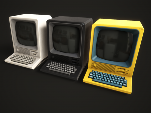 Retro Terminal Modèle 3D