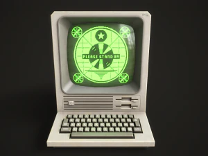 Retro Terminal 3D Model