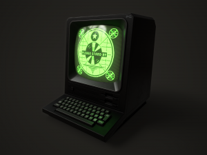 Retro Terminal Modèle 3D