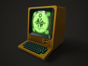 Retro Terminal Modèle 3D