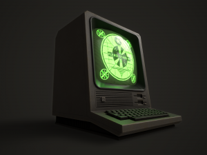 Retro Terminal Modèle 3D