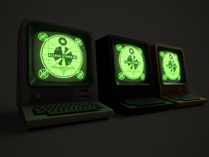 Retro Terminal Modèle 3D