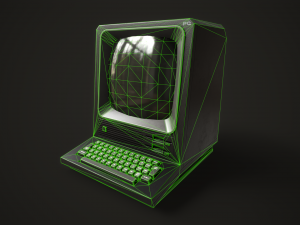 Retro Terminal Modèle 3D