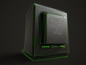 Retro Terminal Modèle 3D