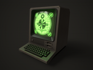 Retro Terminal Modèle 3D