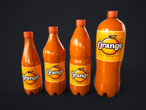 Various drinks 3D Model