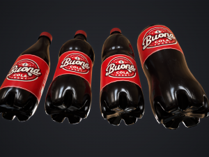 Various drinks 3D Model