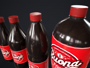 Various drinks 3D Model