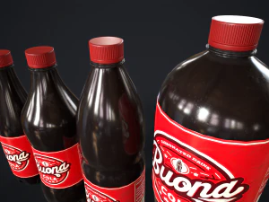 Various drinks 3D Model