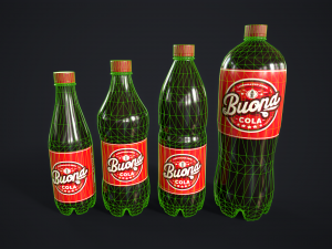 Various drinks 3D Model