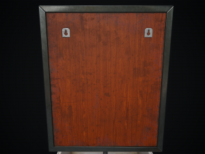 Metal Sink and Mirror 3D Model