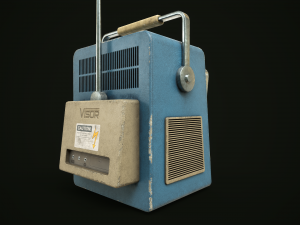 Retrofuturistic TV 3D Model