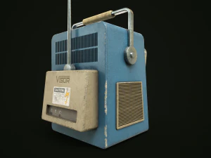 Retrofuturistic TV 3D Model