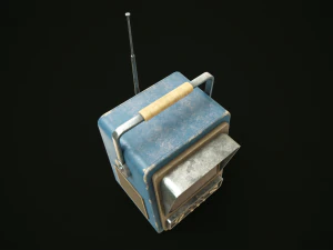 Retrofuturistic TV 3D Model