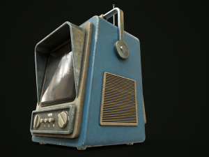 Retrofuturistic TV 3D Model