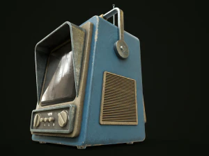 Retrofuturistic TV 3D Model