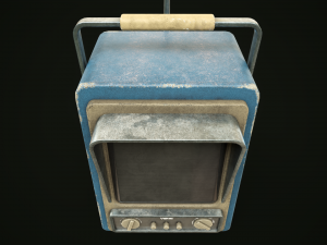 Retrofuturistic TV 3D Model