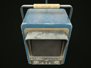 Retrofuturistic TV 3D Model