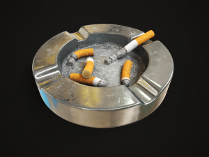 Metal ashtray 3Dモデル
