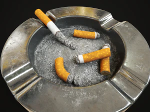 Metal ashtray 3D Model