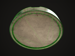 Metal ashtray Modello 3D
