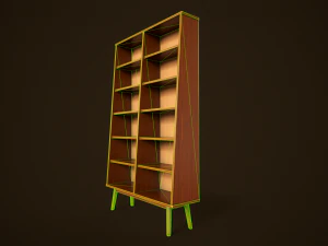 Retro furniture set 3D Model