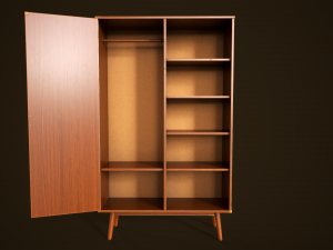 Retro furniture set 3D Model