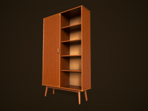 Retro furniture set 3D Model