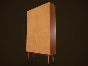 Retro furniture set 3D Model