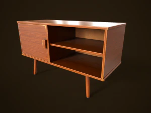 Retro furniture set 3D Model