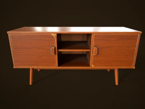 Retro furniture set 3D Model
