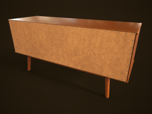 Retro furniture set 3D Model