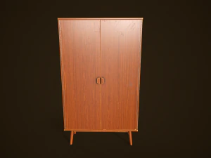 Retro furniture set 3D Model