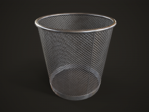 Trash bins 70s Model 3D